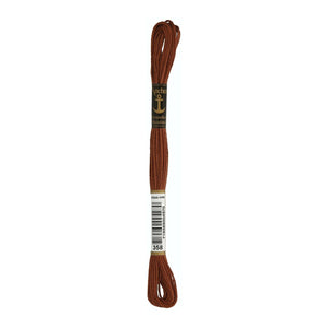 Anchor Mouline Sticktwist, Beige - Braun - Schwarz Töne 8m/Bündel