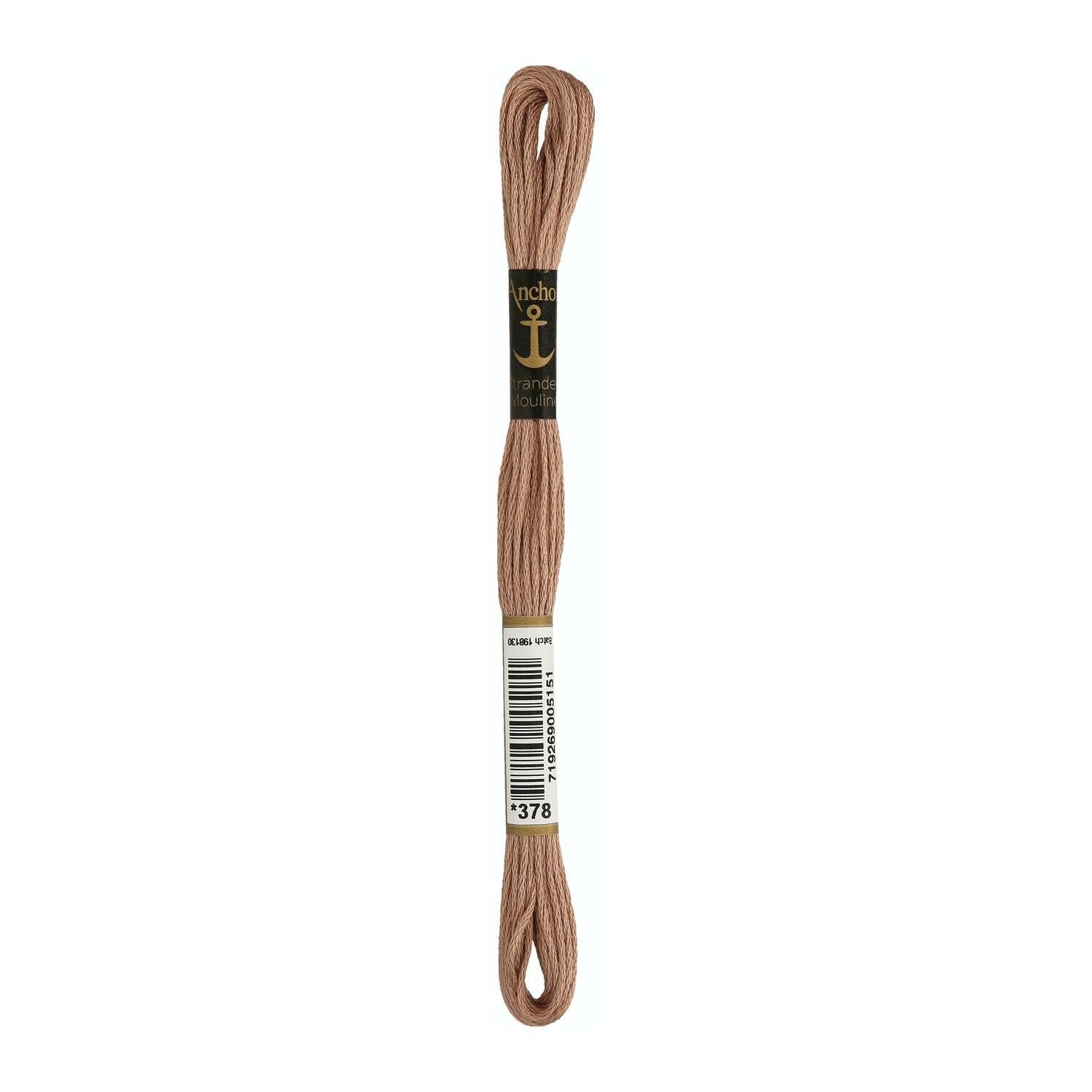 Anchor Mouline Sticktwist, Beige - Braun - Schwarz Töne 8m/Bündel