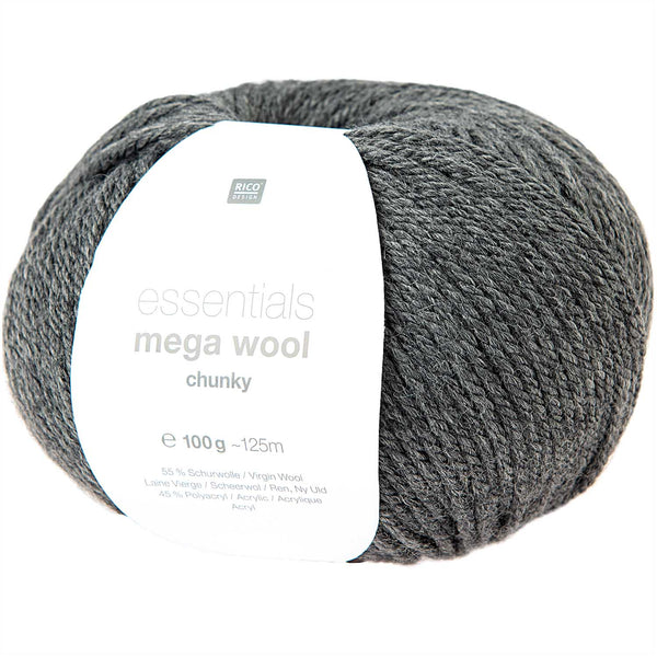 Rico Essentials Mega Wool Chunky 55% Schurwolle 45% Polyacryl 100g 125m