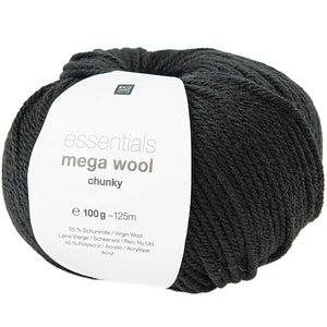 Rico Essentials Mega Wool Chunky 55% Schurwolle 45% Polyacryl 100g 125m
