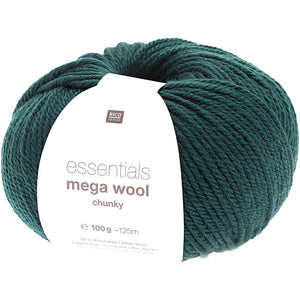 Rico Essentials Mega Wool Chunky 55% Schurwolle 45% Polyacryl 100g 125m