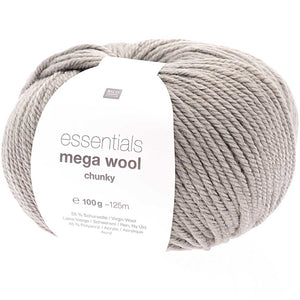 Rico Essentials Mega Wool Chunky 55% Schurwolle 45% Polyacryl 100g 125m