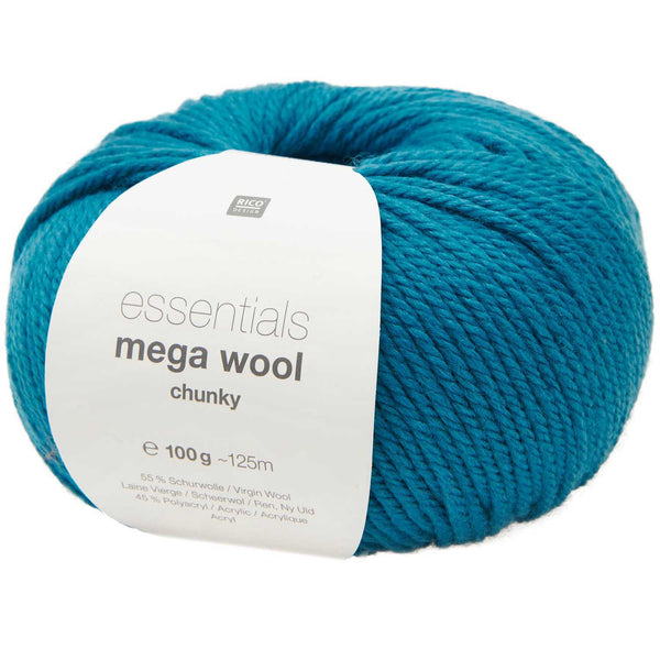 Rico Essentials Mega Wool Chunky 55% Schurwolle 45% Polyacryl 100g 125m