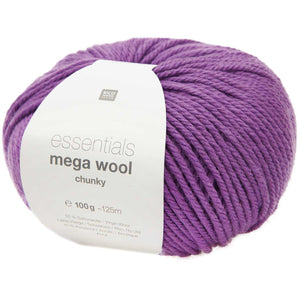 Rico Essentials Mega Wool Chunky 55% Schurwolle 45% Polyacryl 100g 125m