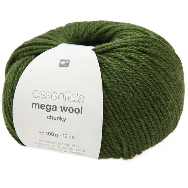 Rico Essentials Mega Wool Chunky 55% Schurwolle 45% Polyacryl 100g 125m