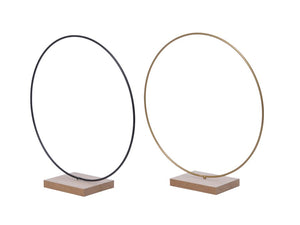 Drahtringe auf Ständer 30cm Metallring stehend