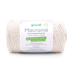 Gründl Makramee Garn 3mm 95m 330g