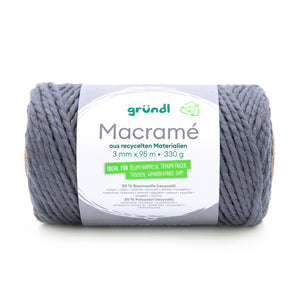Gründl Makramee Garn 3mm 95m 330g