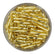 Stiftperle gedreht Glasstifte gold mit Silbereinzug 15mm 12gr/Dose