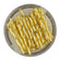 Glas-Stiftperle gedreht gold 25mm 12g/Dose