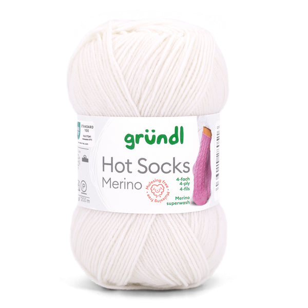 Gründl Hot Socks Merino Sockenwolle 75 % Schurwolle 25 % Polyamid 50 g / 200 m