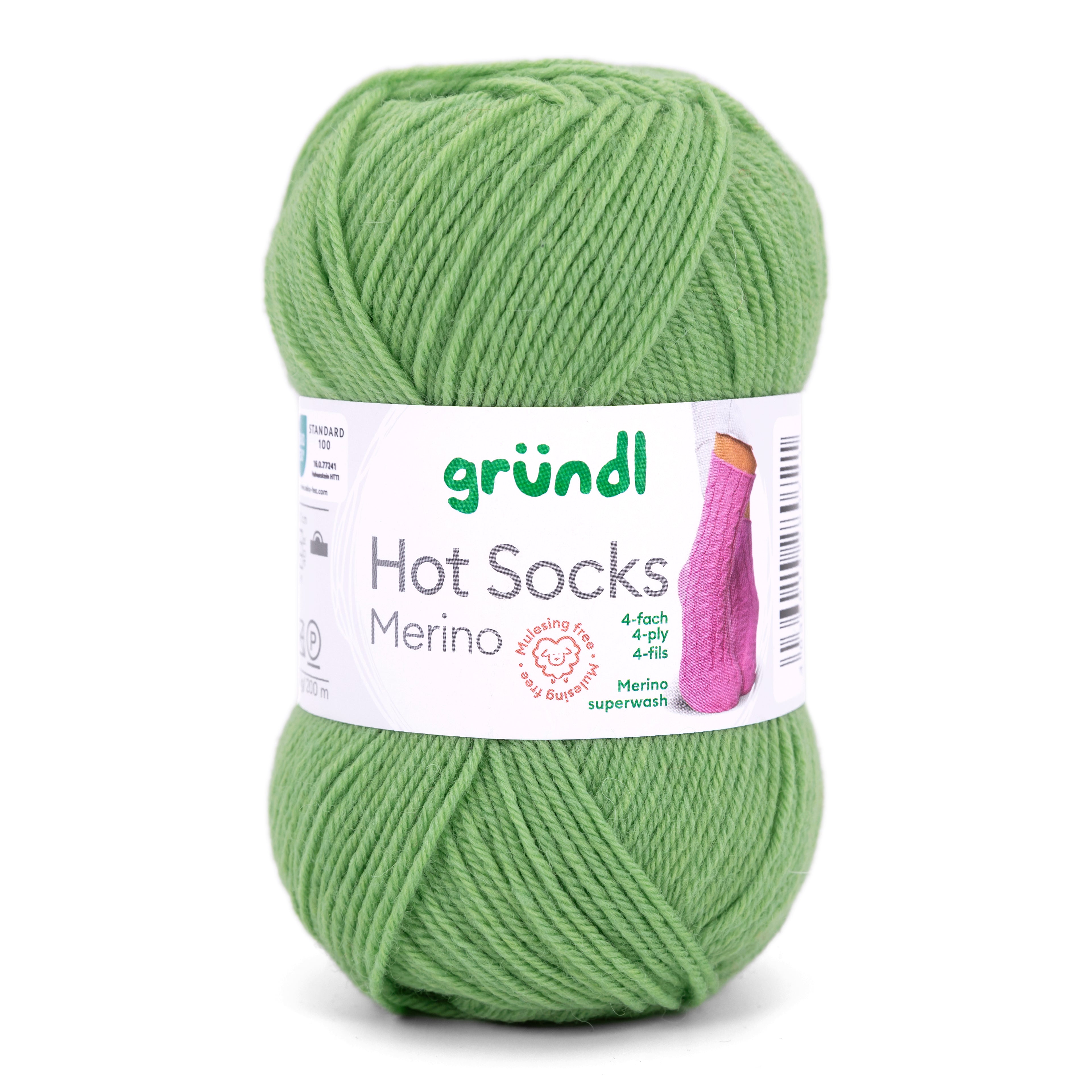 Gründl Hot Socks Merino Sockenwolle 75 % Schurwolle 25 % Polyamid 50 g / 200 m