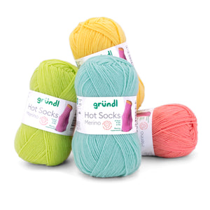 Gründl Hot Socks Merino Sockenwolle 75 % Schurwolle 25 % Polyamid 50 g / 200 m