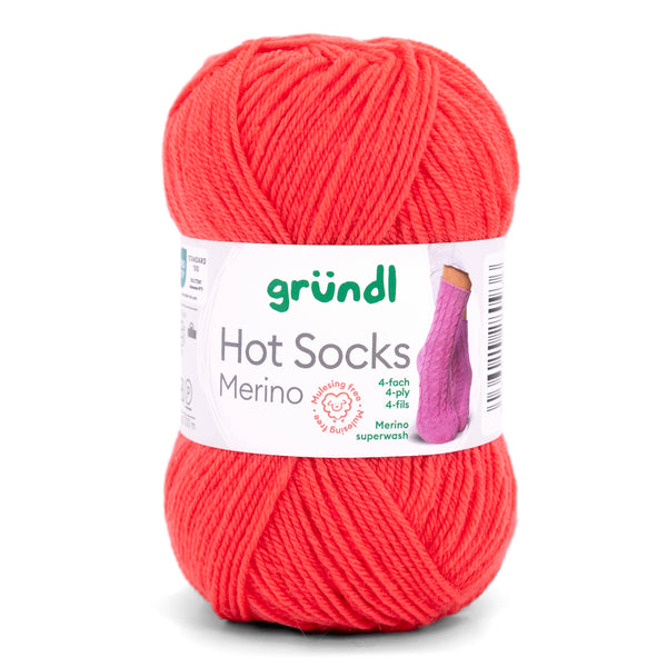 Gründl Hot Socks Merino Sockenwolle 75 % Schurwolle 25 % Polyamid 50 g / 200 m