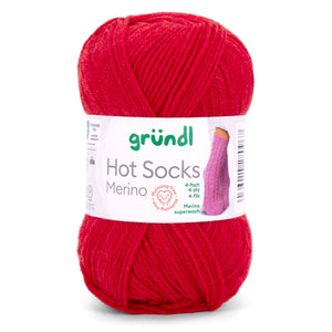 Gründl Hot Socks Merino Sockenwolle 75 % Schurwolle 25 % Polyamid 50 g / 200 m