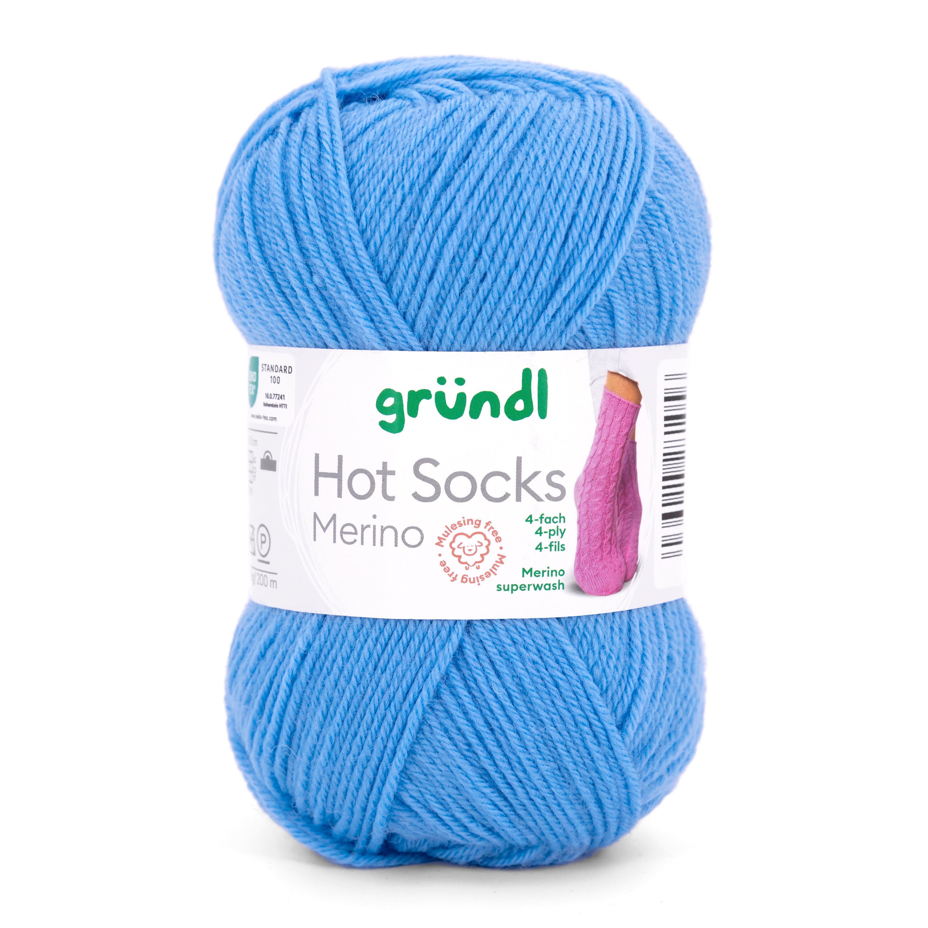 Gründl Hot Socks Merino Sockenwolle 75 % Schurwolle 25 % Polyamid 50 g / 200 m