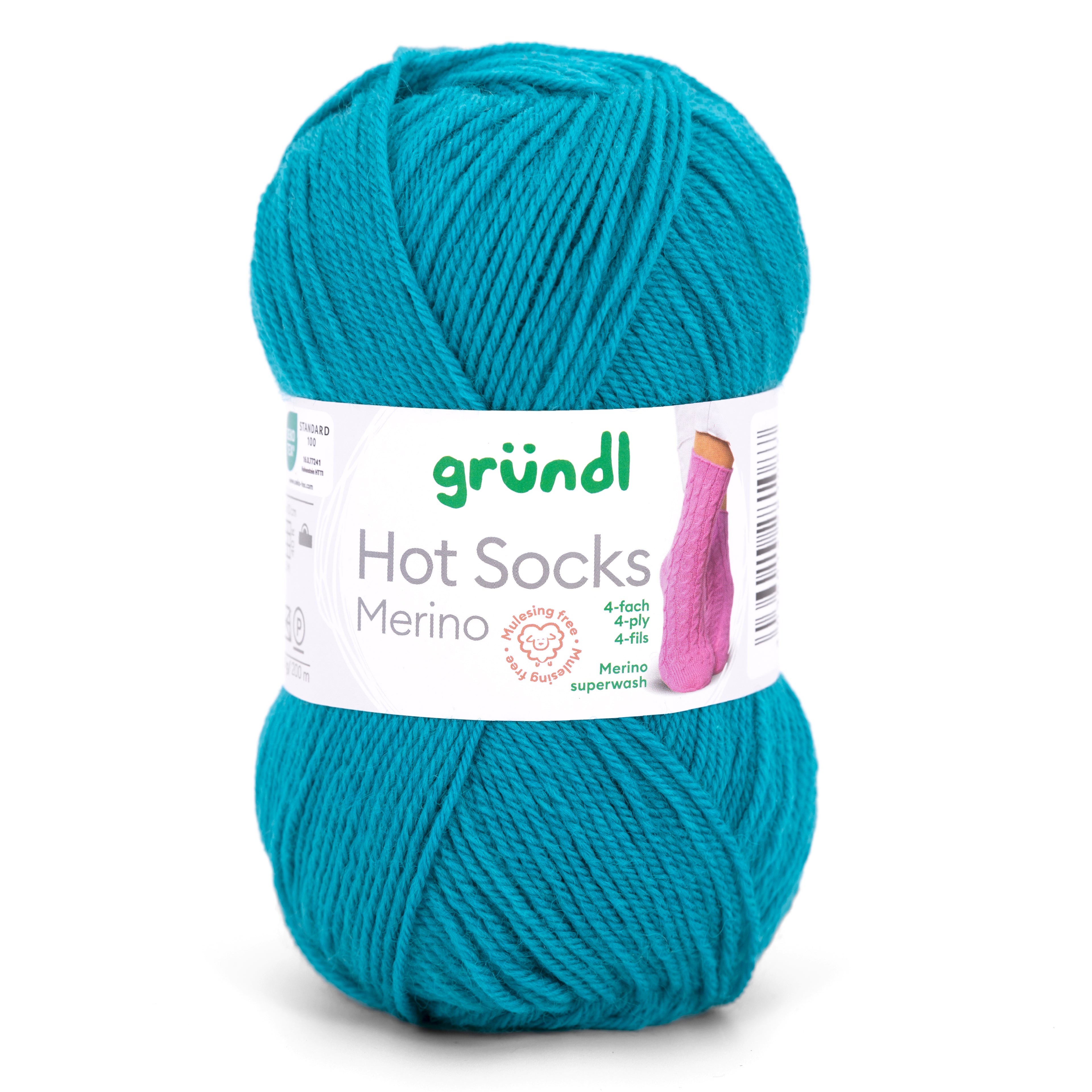 Gründl Hot Socks Merino Sockenwolle 75 % Schurwolle 25 % Polyamid 50 g / 200 m
