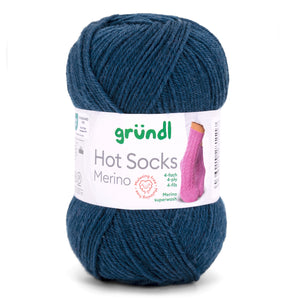 Gründl Hot Socks Merino Sockenwolle 75 % Schurwolle 25 % Polyamid 50 g / 200 m