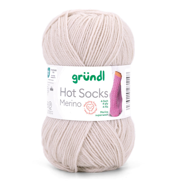 Gründl Hot Socks Merino Sockenwolle 75 % Schurwolle 25 % Polyamid 50 g / 200 m