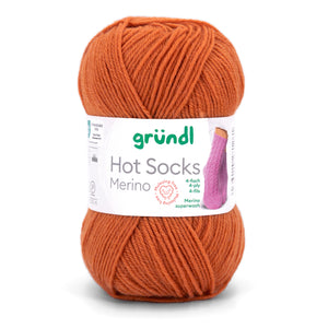 Gründl Hot Socks Merino Sockenwolle 75 % Schurwolle 25 % Polyamid 50 g / 200 m