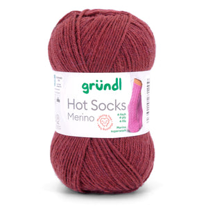 Gründl Hot Socks Merino Sockenwolle 75 % Schurwolle 25 % Polyamid 50 g / 200 m