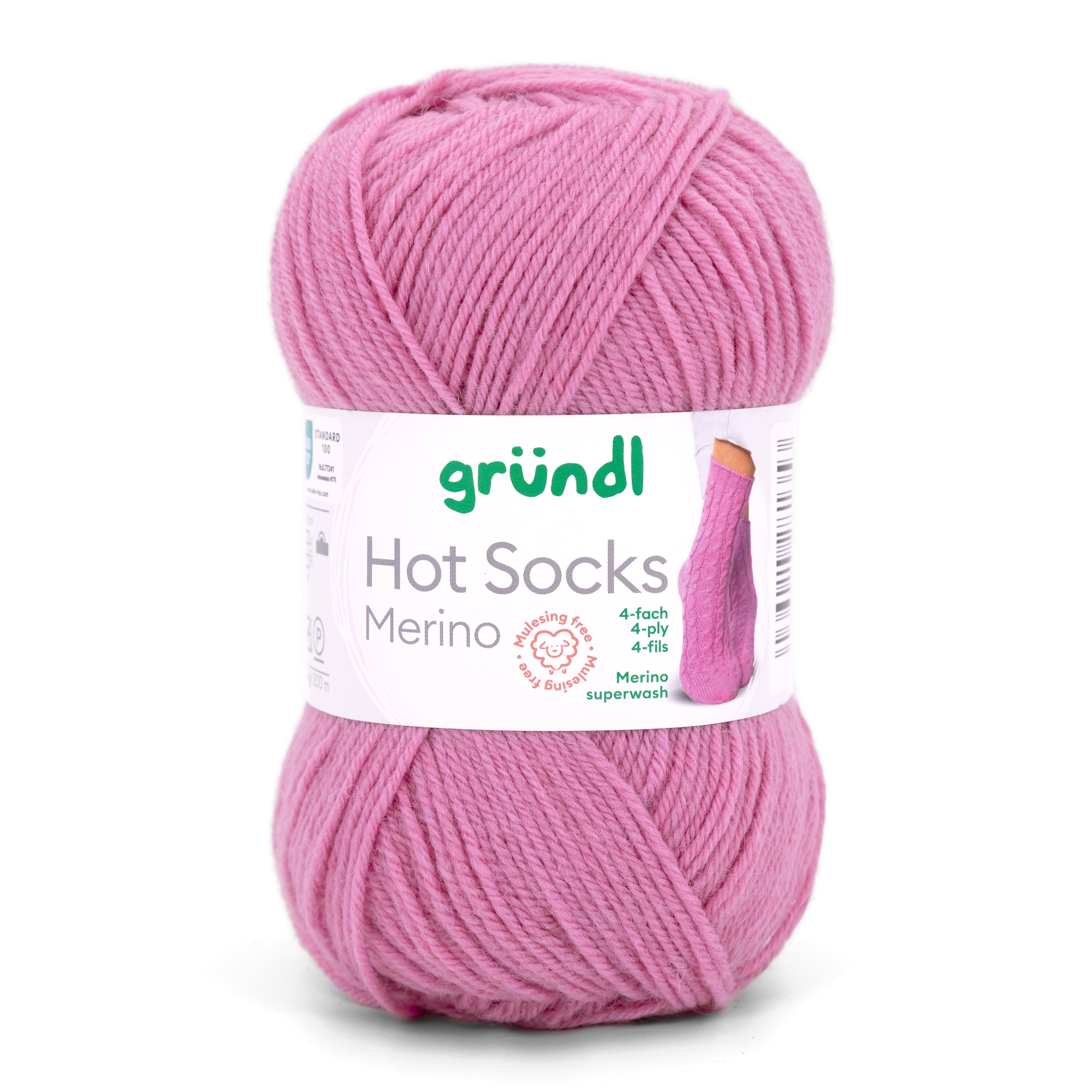 Gründl Hot Socks Merino Sockenwolle 75 % Schurwolle 25 % Polyamid 50 g / 200 m