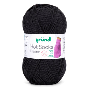 Gründl Hot Socks Merino Sockenwolle 75 % Schurwolle 25 % Polyamid 50 g / 200 m