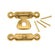 Etuiverschluss goldfarbig 16x26mm 2 Paar