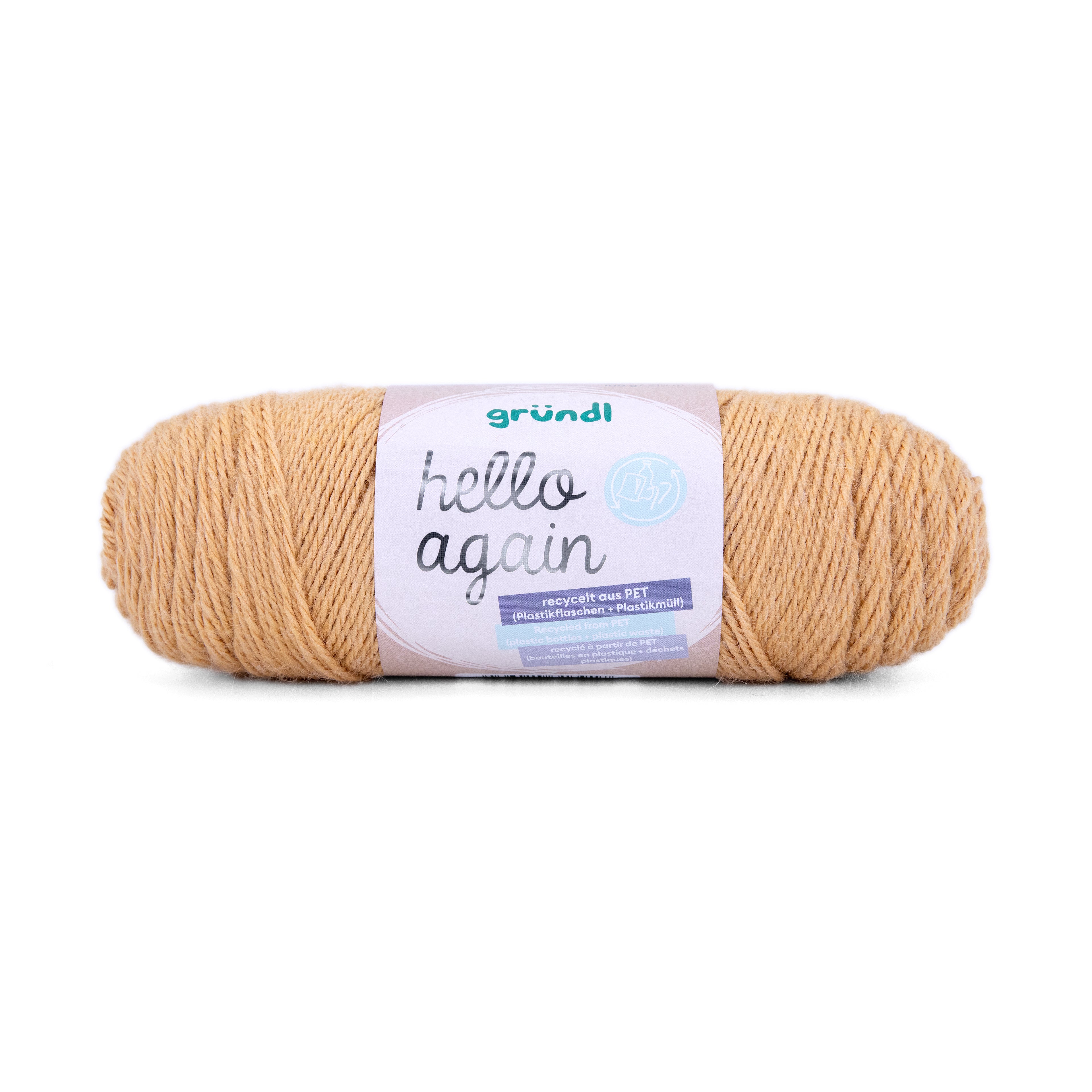 Gründl Hello Again Garn 100 % Polyester recycelt 100g / 210m
