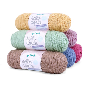 Gründl Hello Again Garn 100 % Polyester recycelt 100g / 210m