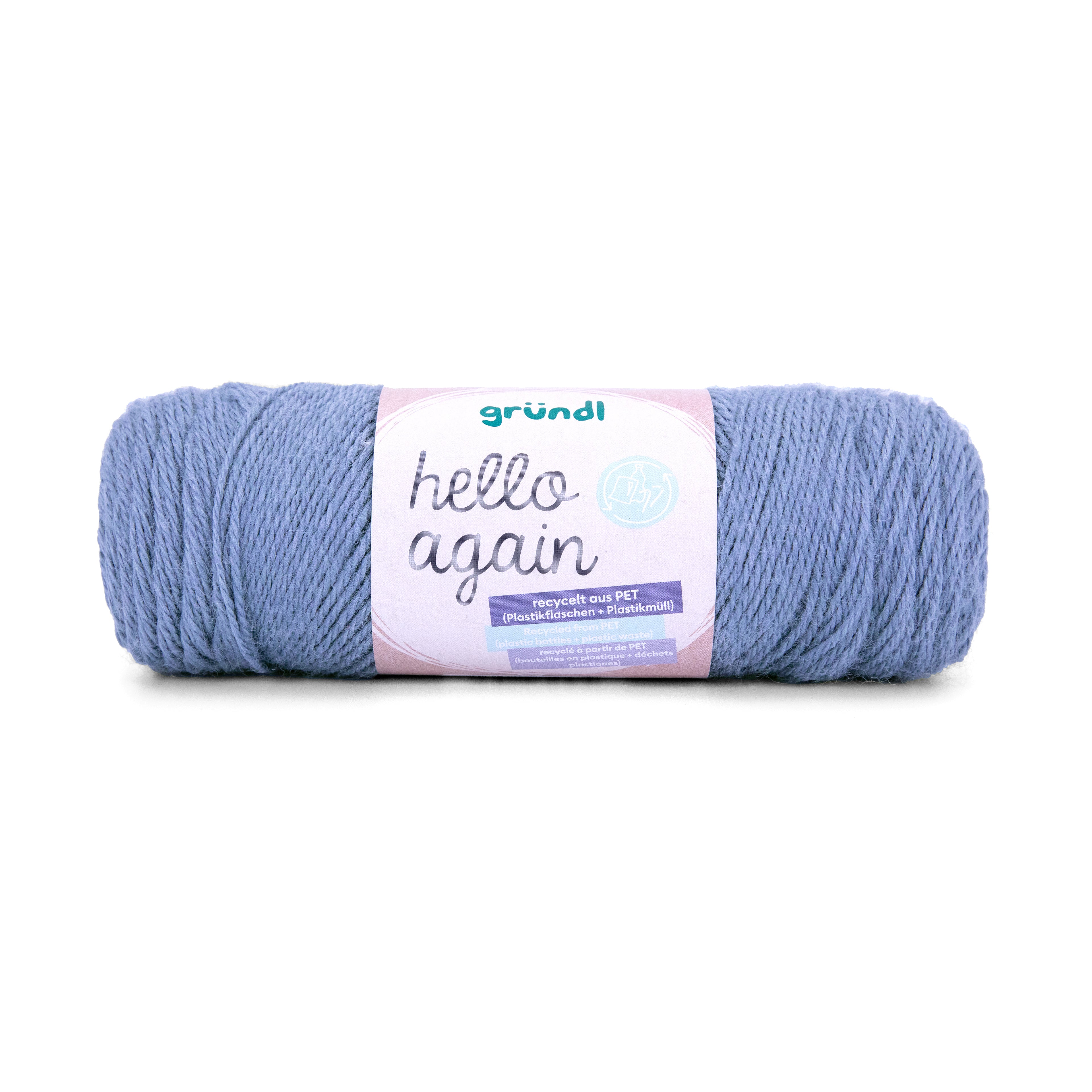 Gründl Hello Again Garn 100 % Polyester recycelt 100g / 210m