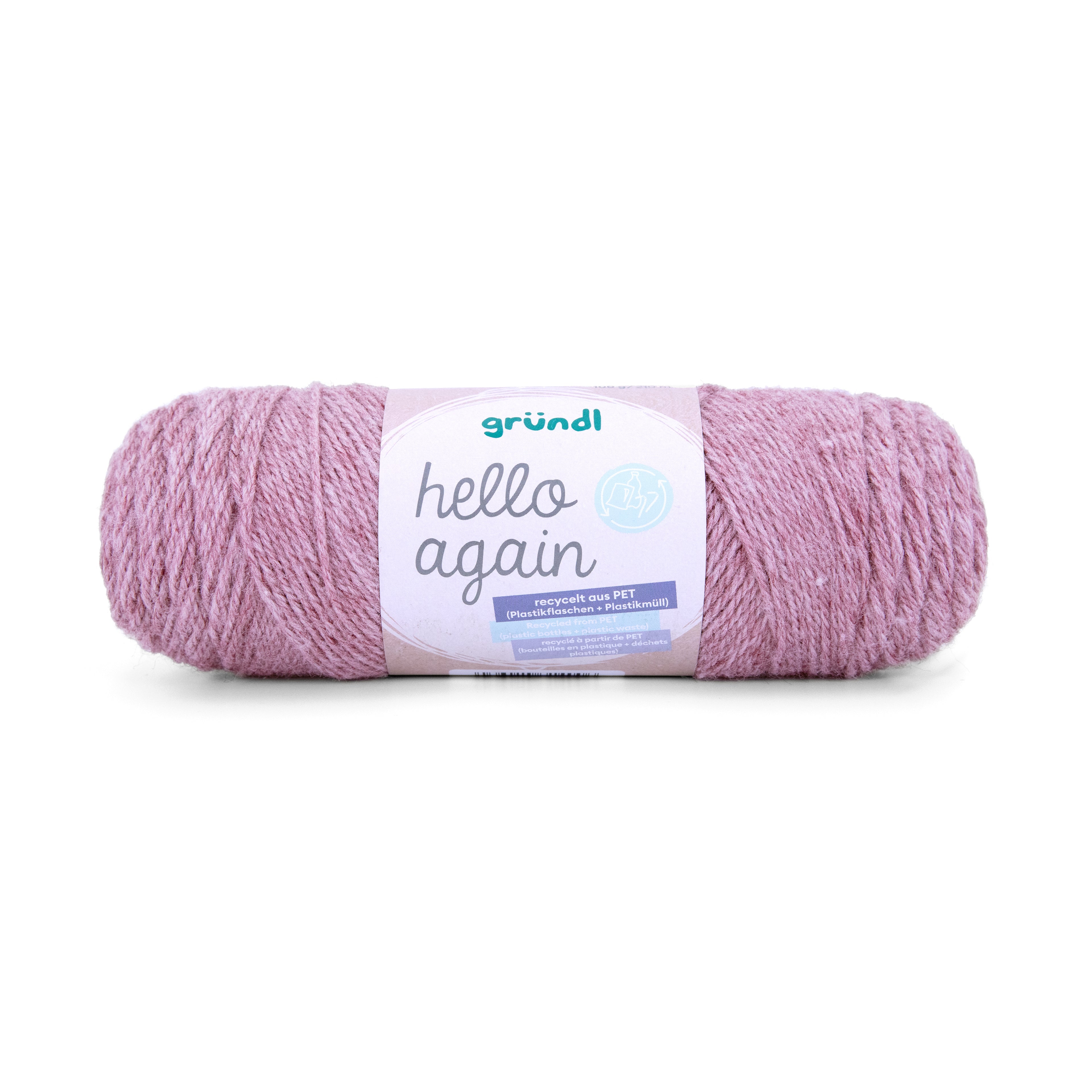 Gründl Hello Again Garn 100 % Polyester recycelt 100g / 210m