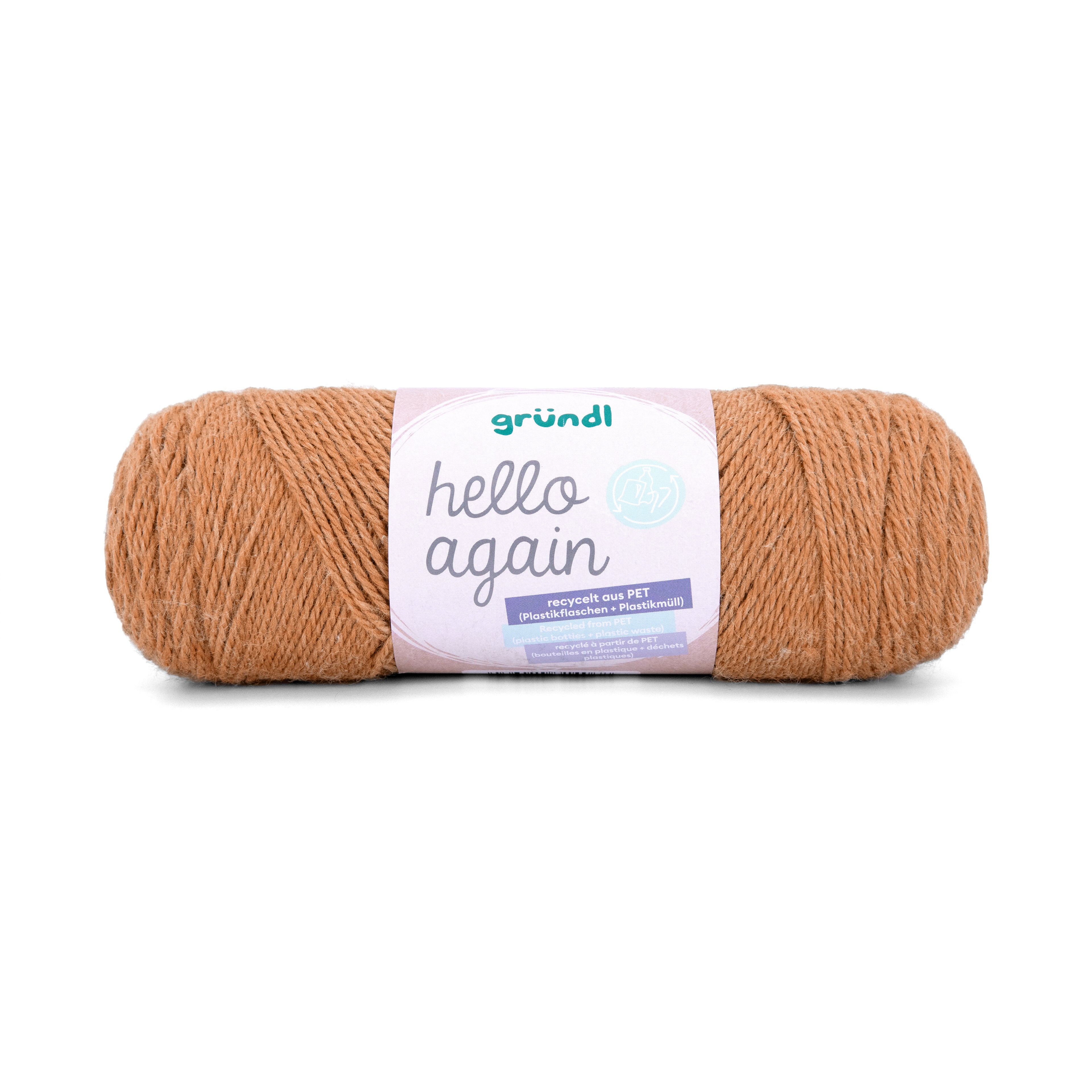 Gründl Hello Again Garn 100 % Polyester recycelt 100g / 210m