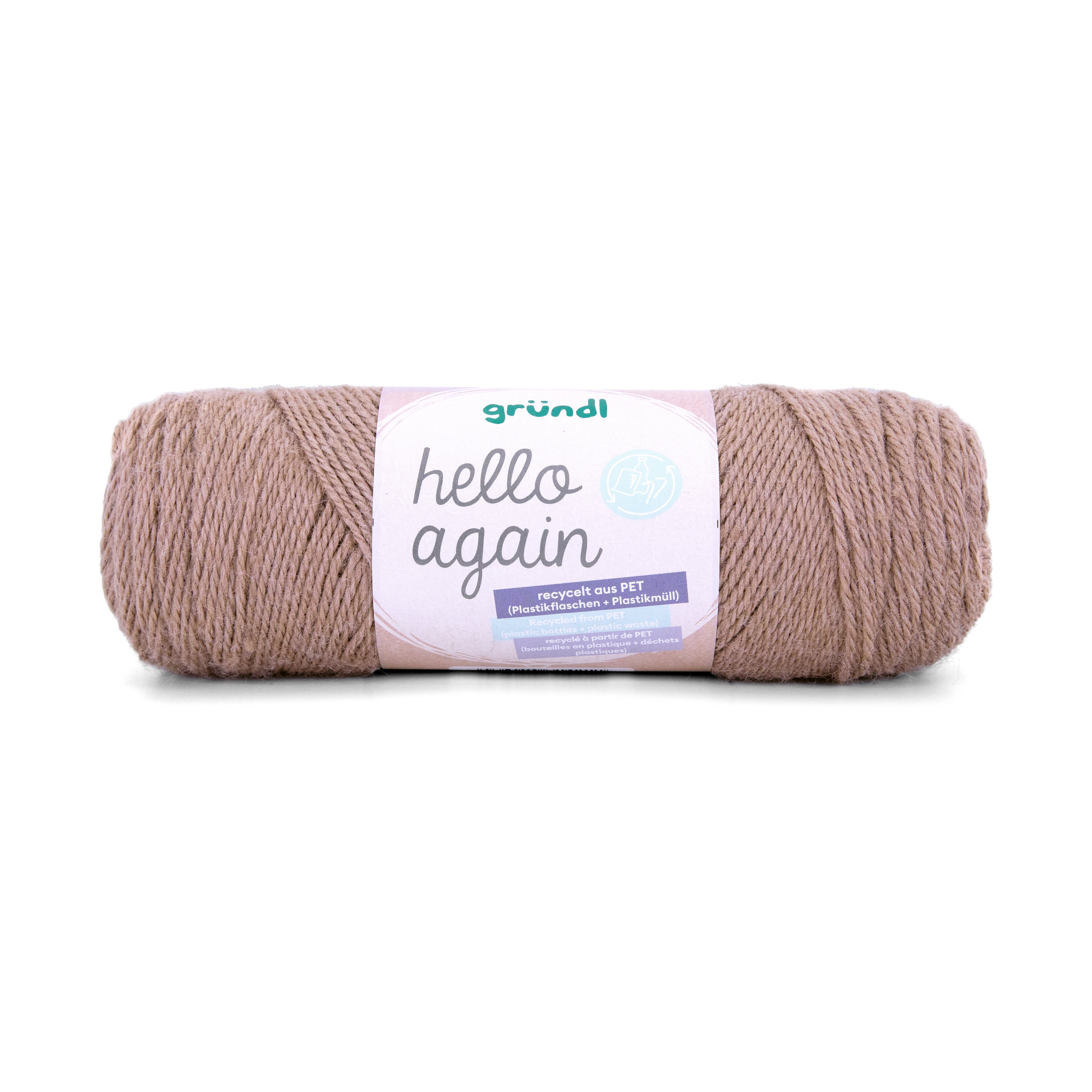 Gründl Hello Again Garn 100 % Polyester recycelt 100g / 210m