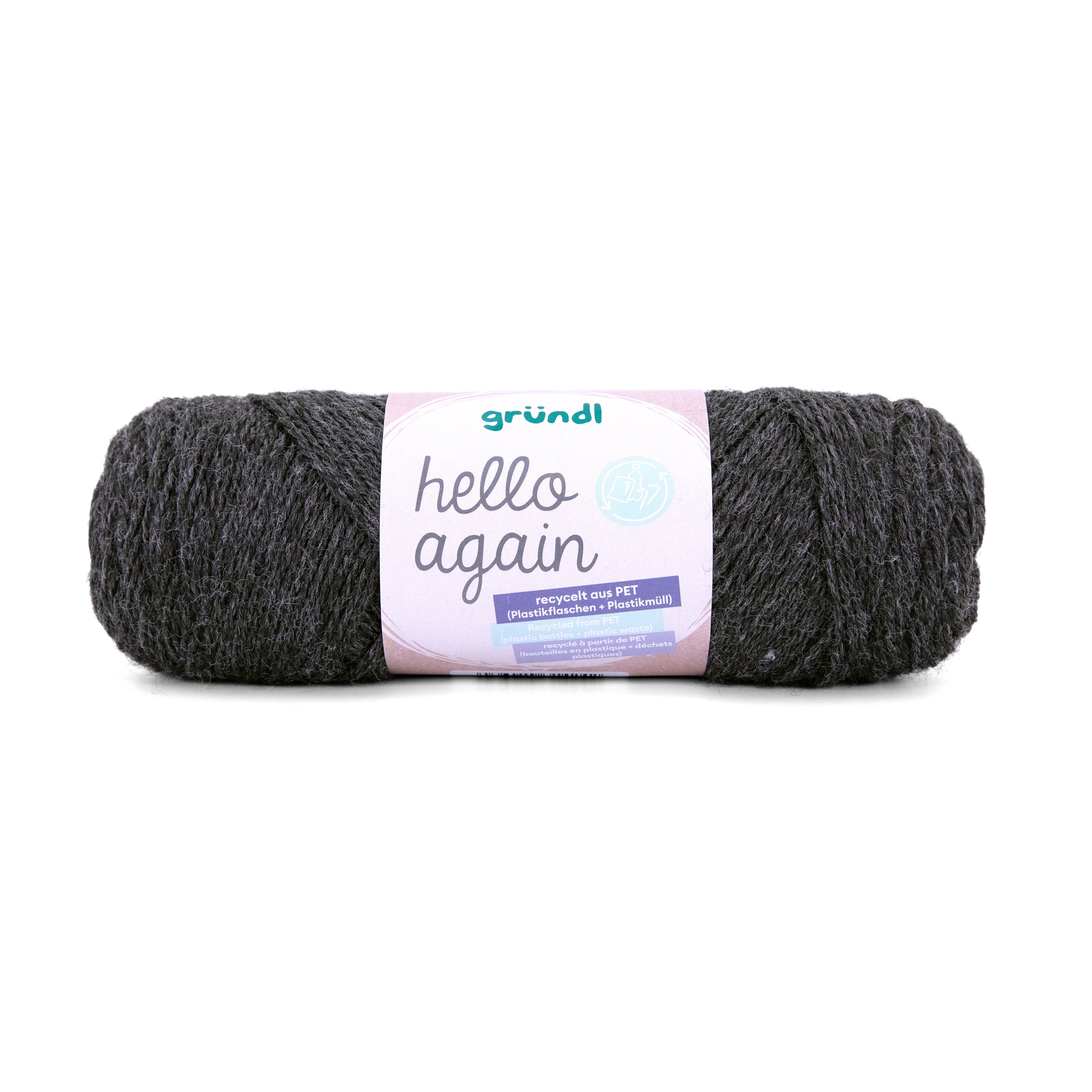 Gründl Hello Again Garn 100 % Polyester recycelt 100g / 210m