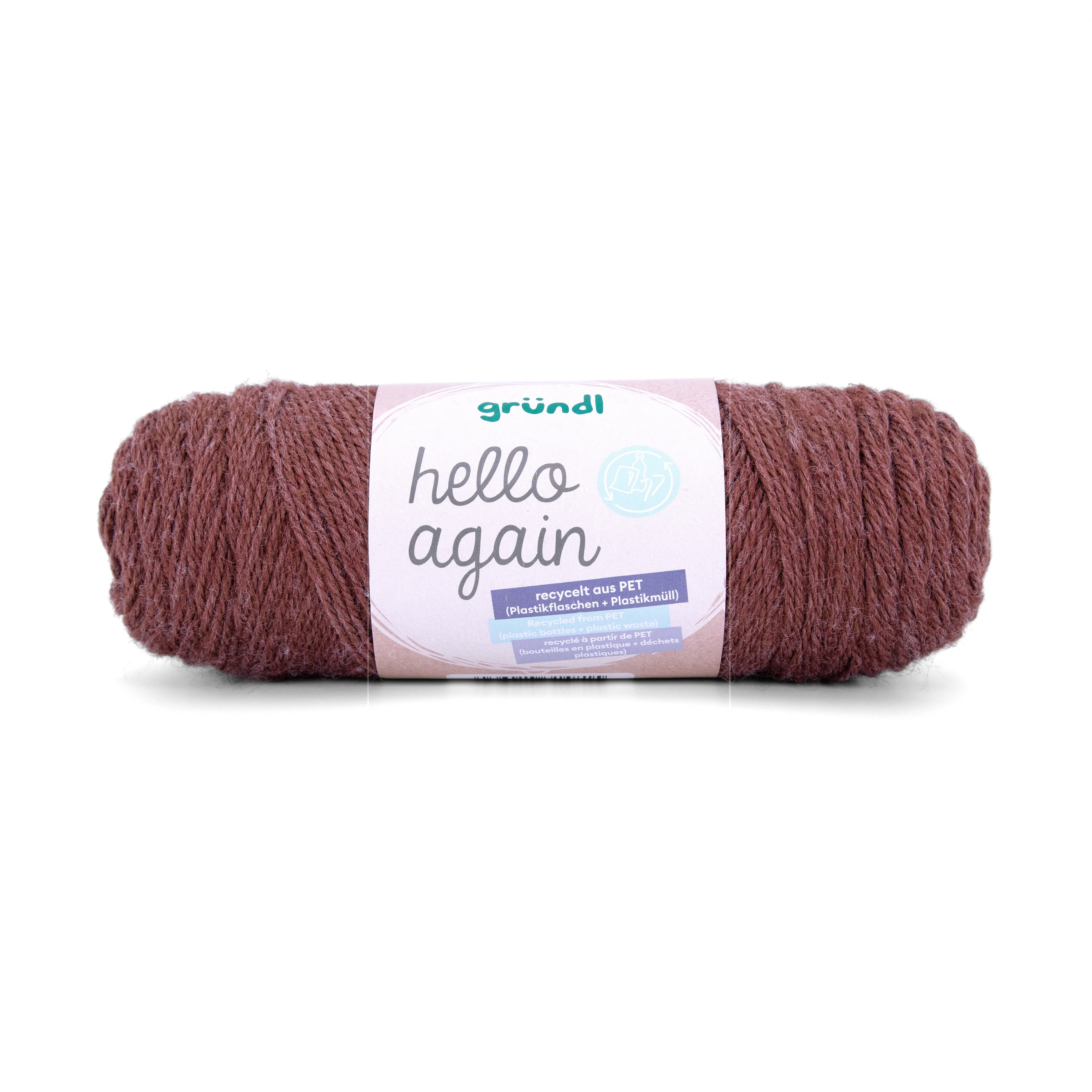 Gründl Hello Again Garn 100 % Polyester recycelt 100g / 210m