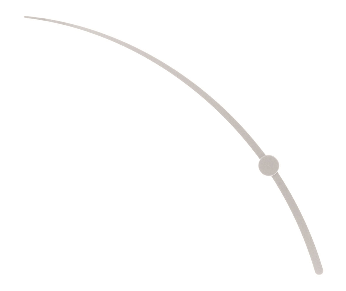 Sekundenzeiger aus Metall gebogen silber matt 85mm