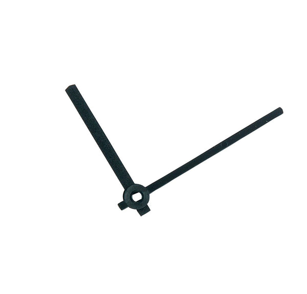 Uhrenzeiger Kunststoff für Halbrundachsen 51x67mm