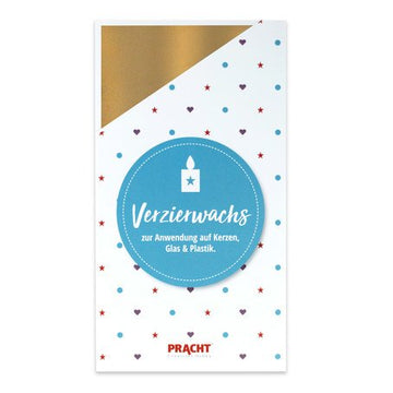 Verzier-Wachsfolie gold glänzend 20x10cm 1 Stück