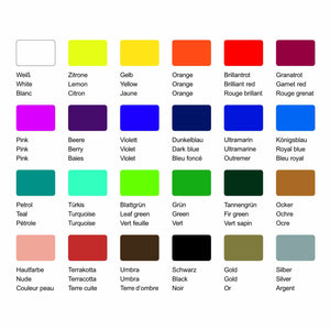 Acrylfarben-Set Super Mini Acrylfarbe Pack 24 Flaschen á 22ml