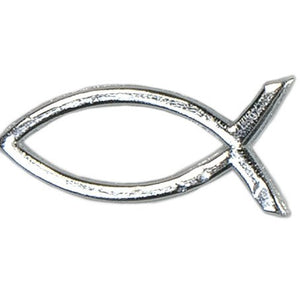 Wachsmotiv christlicher Fisch 40x18mm