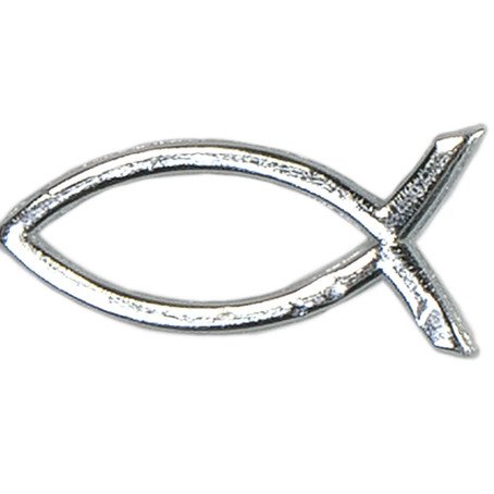 Wachsmotiv christlicher Fisch 40x18mm
