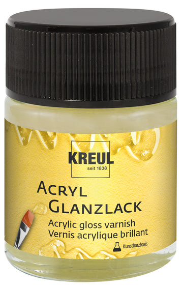 KREUL Acryl Glanzlack auf Kunstharzbasis transparent