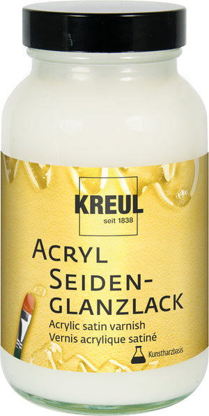 KREUL Acryl Seidenglanzlack auf Kunstharzbasis transparent