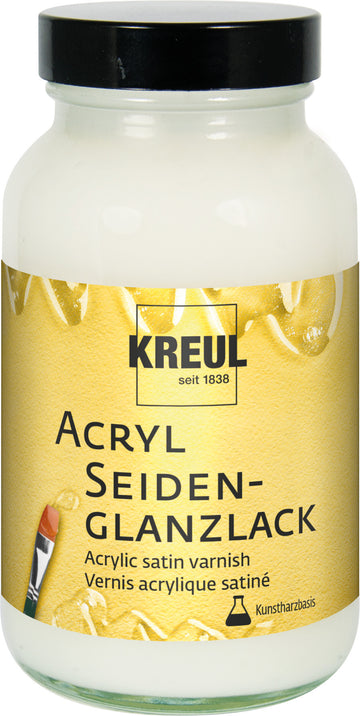 KREUL Acryl Seidenglanzlack auf Kunstharzbasis transparent