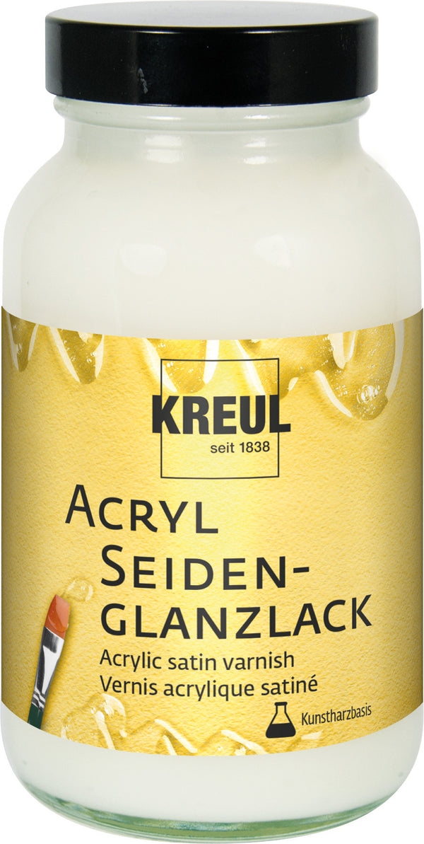 KREUL Acryl Seidenglanzlack auf Kunstharzbasis transparent