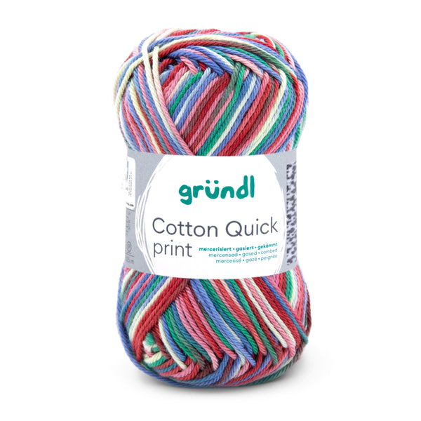 Gründl Cotton Quick Print Baumwollgarn multicolor 50g 125m
