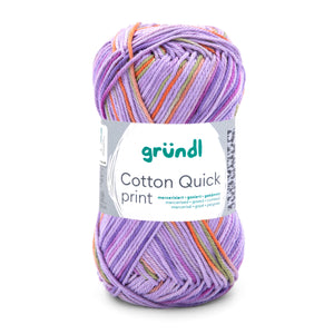 Gründl Cotton Quick Print Baumwollgarn multicolor 50g 125m