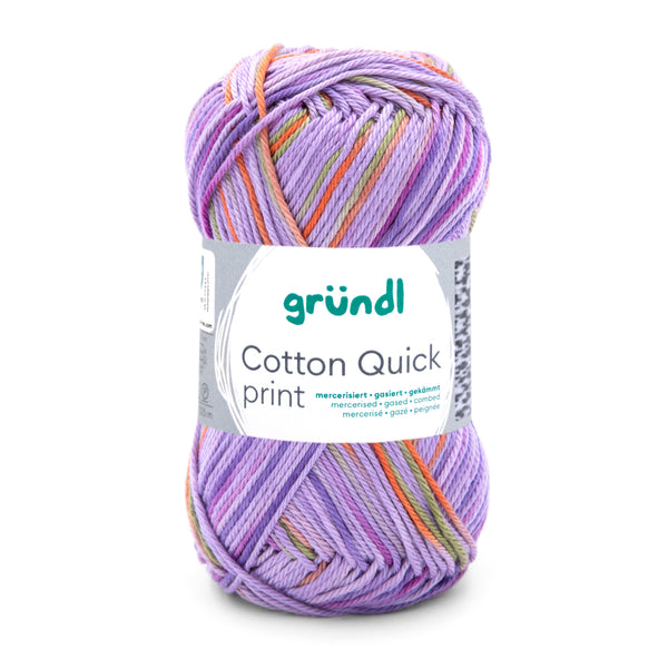 Gründl Cotton Quick Print Baumwollgarn multicolor 50g 125m