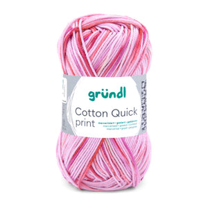 Gründl Cotton Quick Print Baumwollgarn multicolor 50g 125m